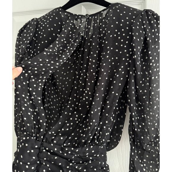 Magda Butrym "Barletta" Polka-Dot Silk Mini Dress, size 34 (fits size 0) - Picture 13 of 15